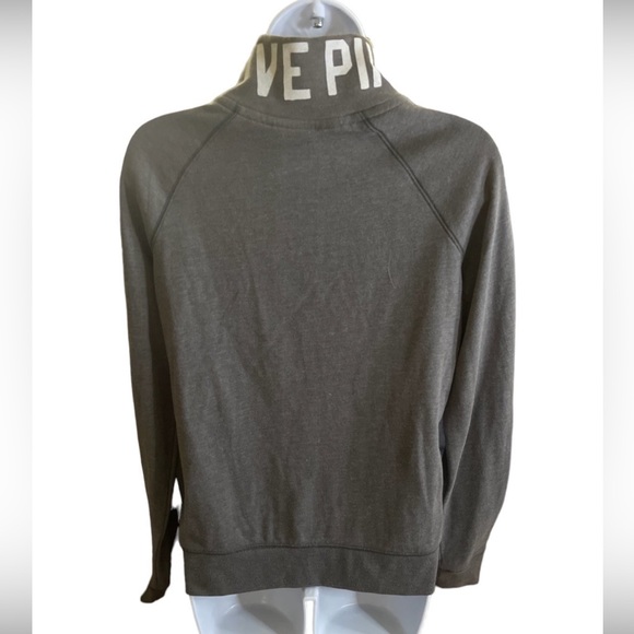 Victoria's Secret Pink 1986 Gray Track Jacket Size XS - Picture 4 of 8